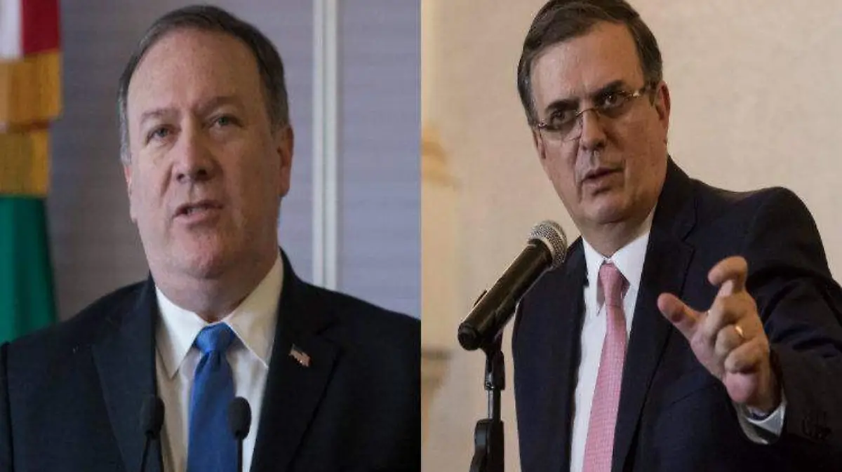 collage CUARTOSCURO mike pompeo marcelo ebrard